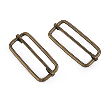 Stegschnalle Altmessing - 38 mm